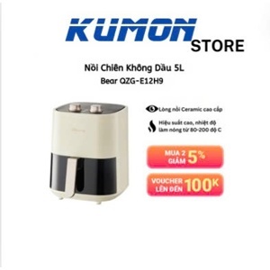 Nồi chiên không dầu Bear 4.5L QZG-E12H9