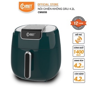 Nồi chiên không dầu Comet CM6858 4.2 lít