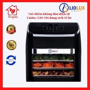 Nồi chiên không dầu điện tử Liolux LIO-316, 12 lít