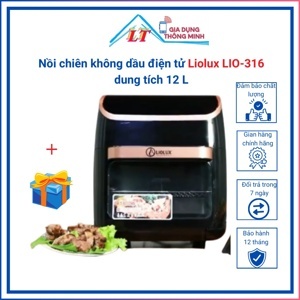 Nồi chiên không dầu điện tử Liolux LIO-316, 12 lít