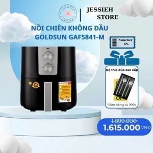 Nồi chiên không dầu Goldsun 5.5L cơ GAF5841-M