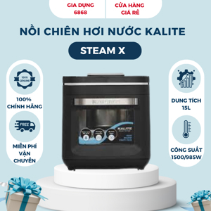 Nồi chiên không dâu hơi nước thông minh Kalite Steam X