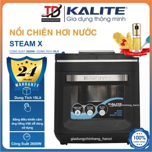 Nồi chiên không dâu hơi nước thông minh Kalite Steam X