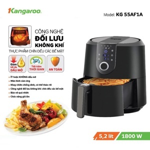 Nồi chiên không dầu Kangaroo KG55AF1A - 5.2 lít