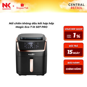 Nồi chiên không dầu kết hợp hấp Magic Eco S07 PRO