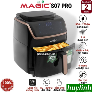 Nồi chiên không dầu kết hợp hấp Magic Eco S07 PRO