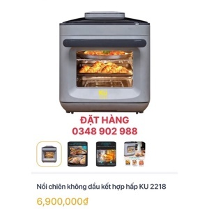 Nồi chiên không dầu Kuchen KU PCL2218, 15 lít