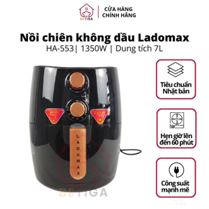 Nồi chiên không dầu Ladomax HA-553 - 7 lít