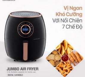 Nồi chiên không dầu Lock&Lock EJF383BLK -  5.5 lít