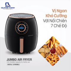 Nồi chiên không dầu Lock&Lock EJF383BLK -  5.5 lít