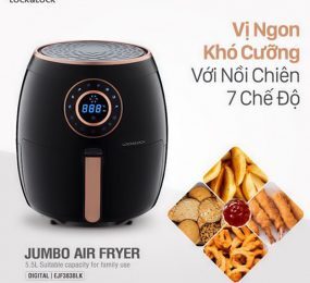 Nồi chiên không dầu Lock&Lock EJF383BLK -  5.5 lít