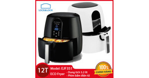 Nồi chiên không dầu Lock&Lock EJF351 - 5.2L, 1800W