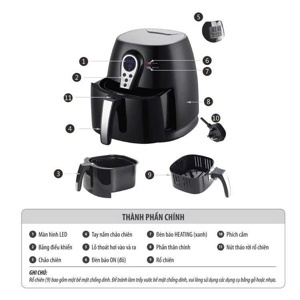 Nồi chiên không dầu Lock&Lock EJF276 - 3.0L