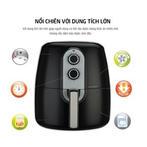 Nồi chiên không dầu Lock&lock Jumbo EJF151BLK - 5,2 lít
