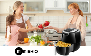 Nồi chiên không dầu Mishio MK165 (MK-165) - 5.5L