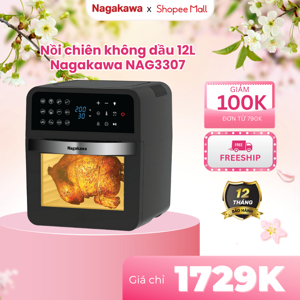 Nồi chiên không dầu Nagakawa NAG3307 12 lít