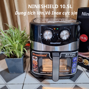 Nồi chiên không dầu Nineshield 10.5 lít KB 8002