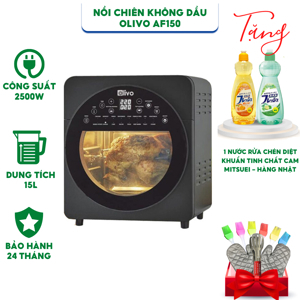 Nồi chiên không dầu OLIVO AF-150