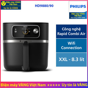 Nồi chiên không dầu Philips 8.3L HD9880/90