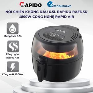 Nồi chiên không dầu Rapido RAF6.5D - 6.5 lít, Điều khiển điện tử