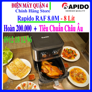 Lò chiên không dầu Rapido RAF 8.0M