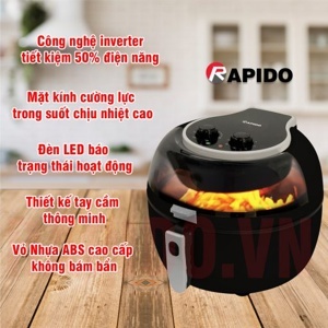 Nồi chiên không dầu Rapido RAF6.5M LUX - 6.5L