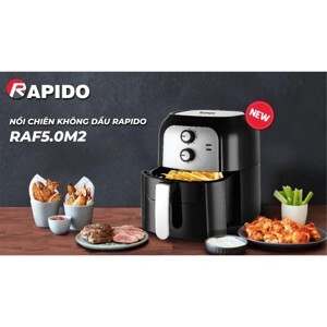 Nồi chiên không dầu Rapido RAF5.0M2 (RAF-5.0M2) - 5 lít