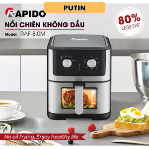 Lò chiên không dầu Rapido RAF 8.0M