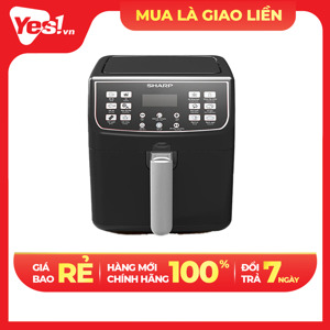 Nồi chiên không dầu Sharp KF-AF55EV-BK 5.5 lít