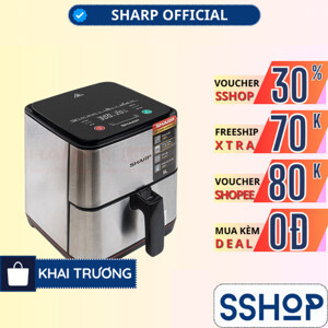 Nồi chiên không dầu Sharp KF-AF50EV-ST 5 lít