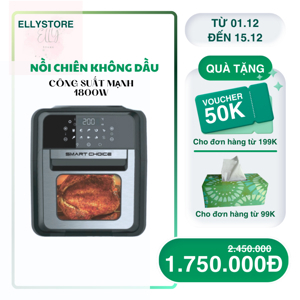 Nồi chiên không dầu Smartchoice SCG-AFO12D 12 lít