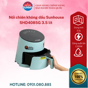 Nồi chiên không dầu Sunhouse Mama SHD4085G - 3.5L