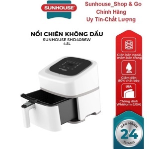 Nồi chiên không dầu Sunhouse Mama SHD4086W - 4.5L