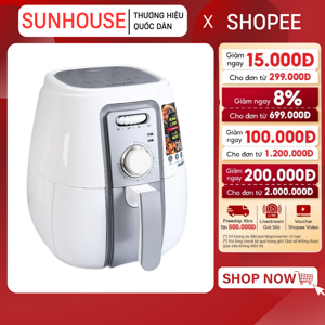 Nồi chiên không dầu Sunhouse SHD4025B - 3L