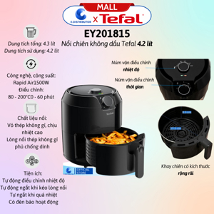 Nồi chiên không dầu Tefal EY201815