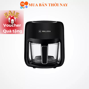 Nồi chiên không dầu thủy tinh Malloca MAF-25B