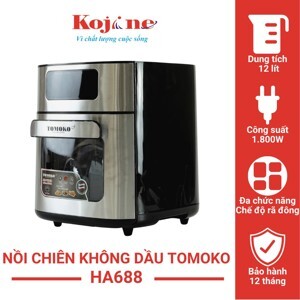 Nồi chiên không dầu Tomoko HA688 12 lít