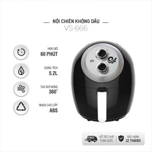Nồi chiên không dầu Viet Star VS-666