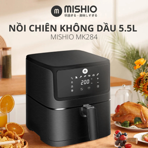 Nồi chiên không dầu vuông Mishio MK284 5.5L 1700W