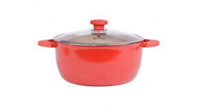 Nồi nhôm chống dính đáy từ có vung kính Fiore Elmich EL 0348 22cm