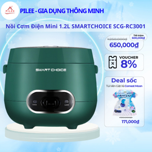 Nồi cơm điện 1.2L Smartchoice SCG-RC3001