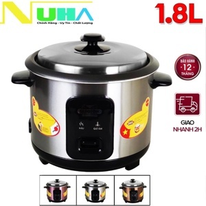 Nồi cơm điện 1.8L nắp rời Ladomax HA-7118