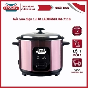 Nồi cơm điện 1.8L nắp rời Ladomax HA-7118