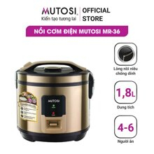 Nồi cơm điện Mutosi MR-36PB/S 2.2 lít