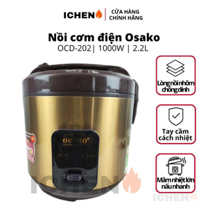 Nồi cơm điện 2.2L Osako OCD-202