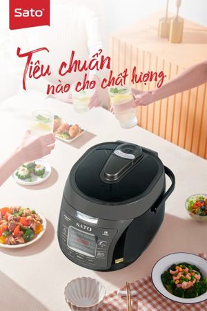 Nồi cơm điện cao tần Sato 18CT011 1.8L