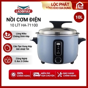 Nồi cơm điện công nghiệp 10L Ladomax HA-71100