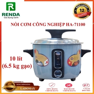 Nồi cơm điện công nghiệp 10L Ladomax HA-71100