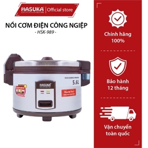 Nồi cơm điện công nghiệp Hasuka HSK-989 - 5.6 L