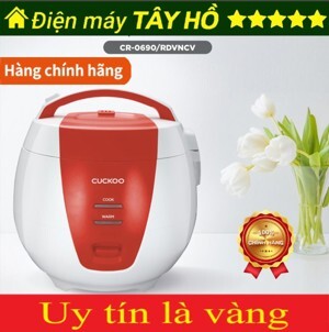 Nồi cơm điện Cuckoo CR0661 (CR-0661) - Nồi cơ, 1 lít, 800W